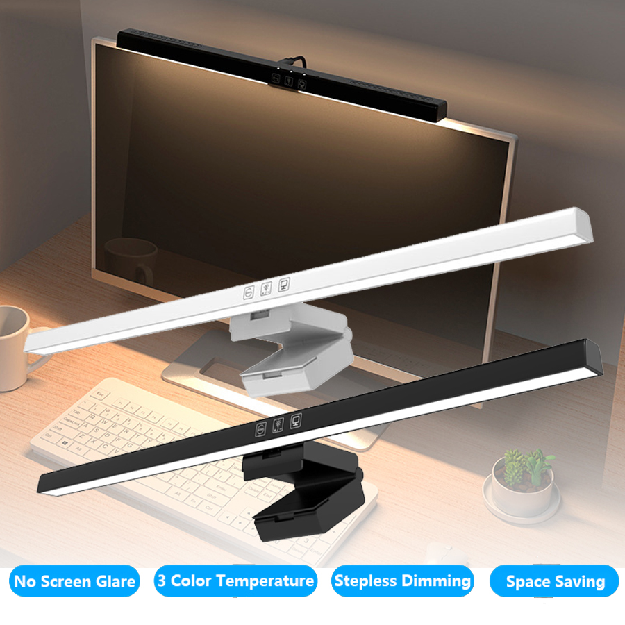 Touch Dimmer Lamp - 컴퓨터 모니터 라이트 바 스크린 걸이식