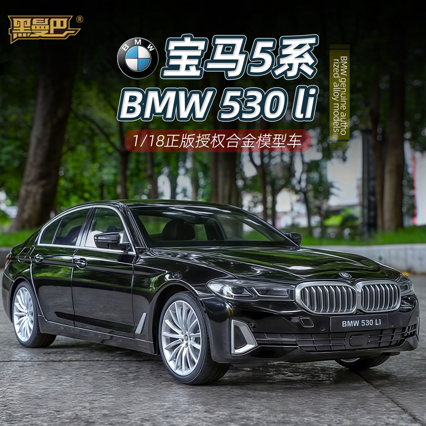 Ok Lighting Decor - OK 1:18 BMW 530li 합금 자동차