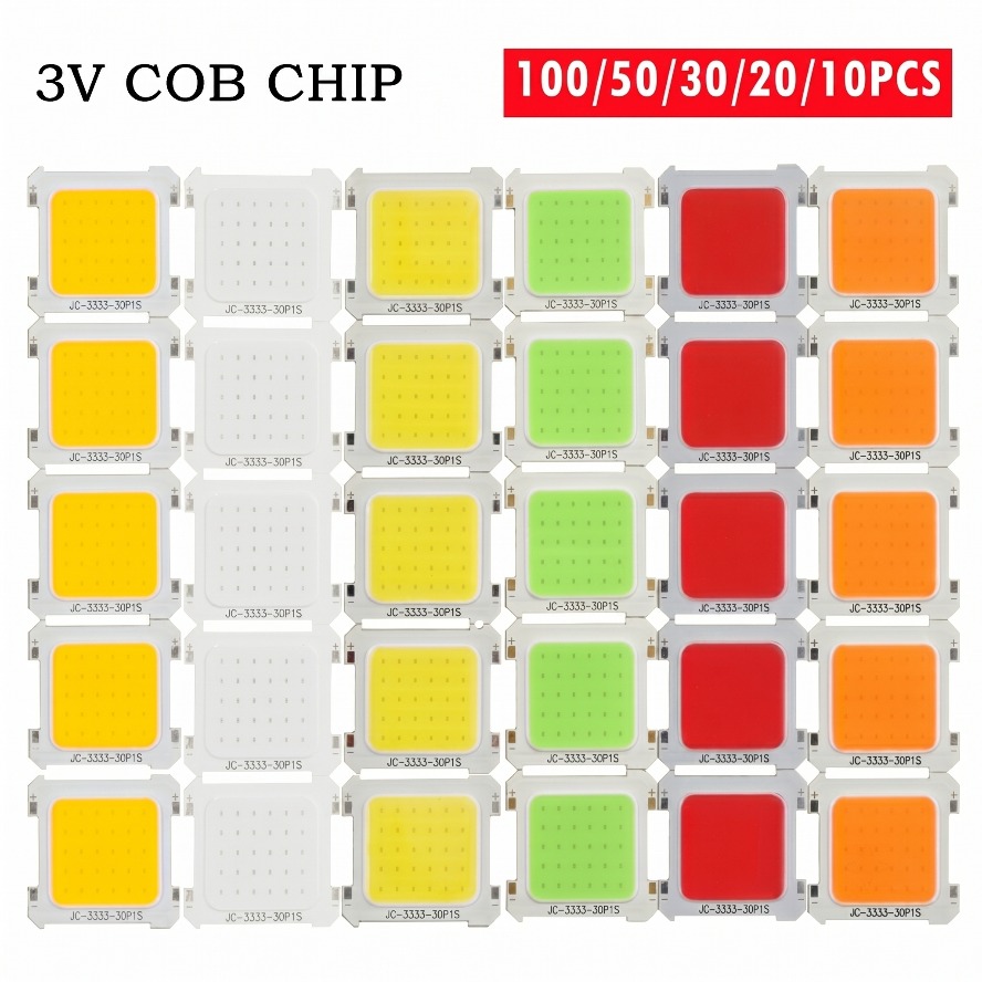 Colour Changing Bulb - 6가지 밝은 색상 100~10PCS 3V LED