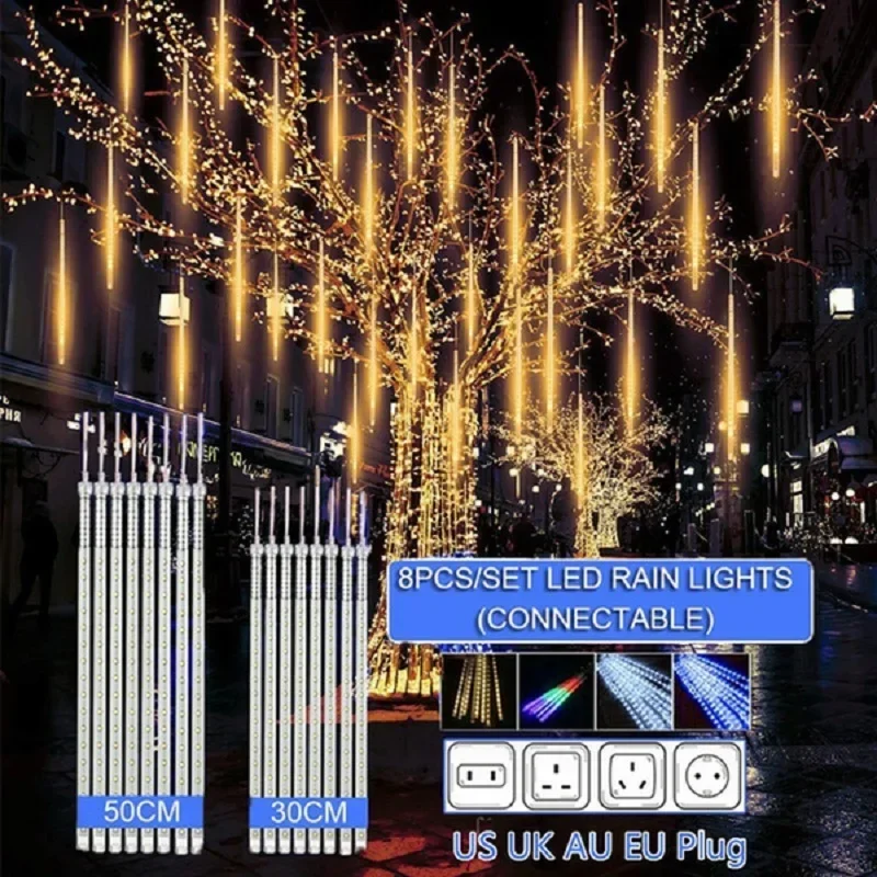 Outdoor Lighting Wedding Decor - 30cm /50cm 방수 유성우 비 8