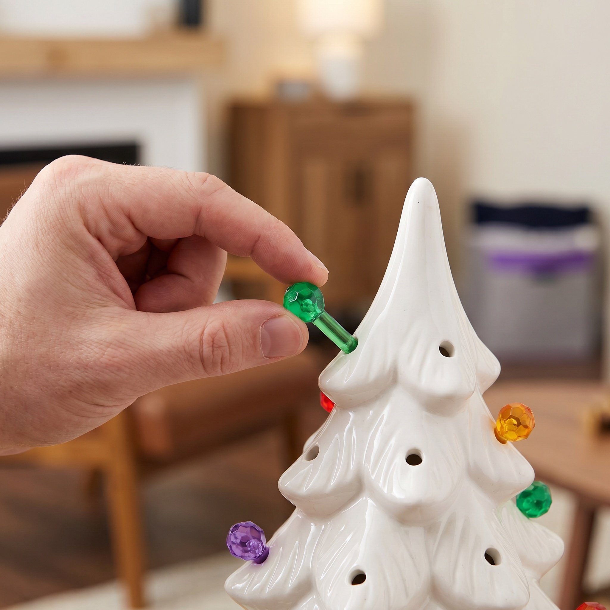 Lighting Christmas Decor - 200개 크리스마스 트리 전구 교체용 플라스틱