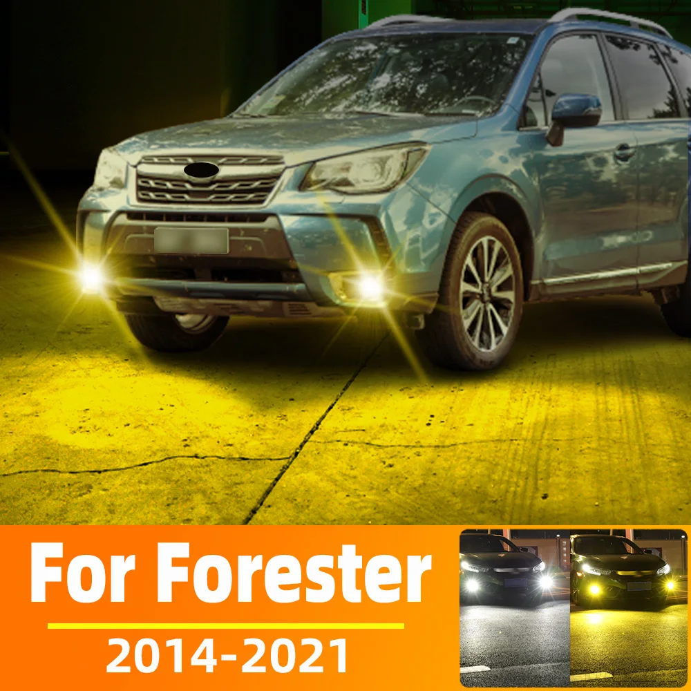 Colour Changing Bulb - Subaru Forester 용 2Pcs LED 안개