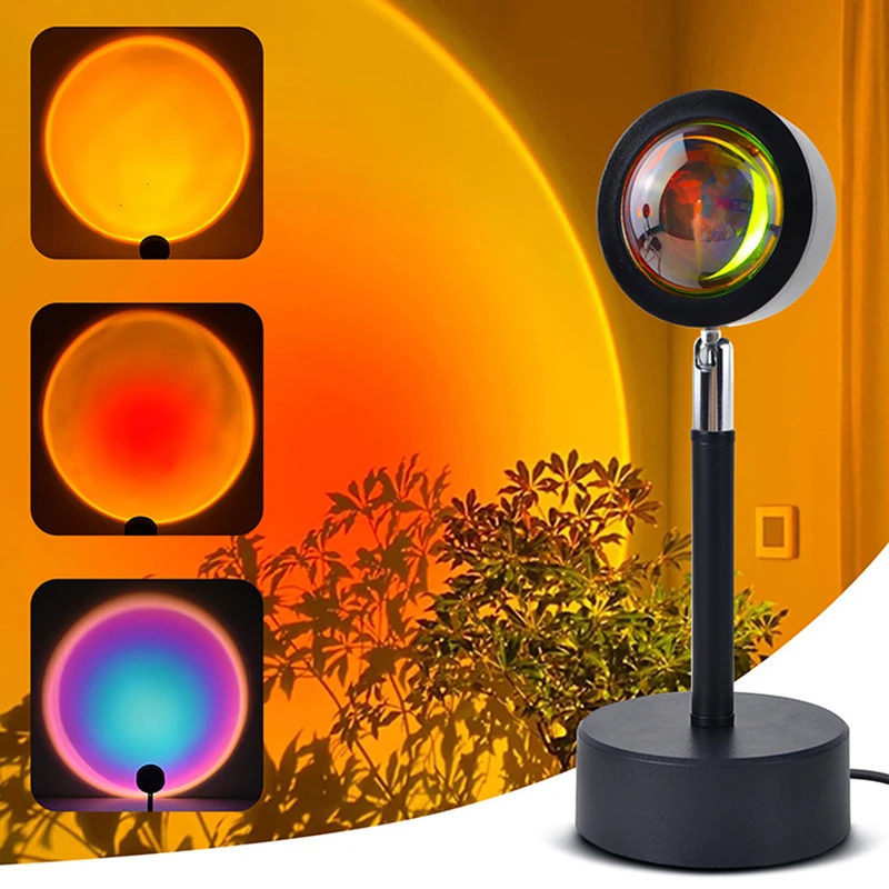 스마트 LED 선셋 램프, 다채로운 변화, 블루투스 앱 - Touch Dimmer Lamp 리뷰 및 가격