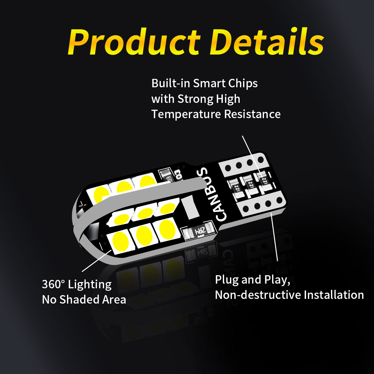 자동차 신호등 전구 W5W WY5W 192 194 16 - Colour Changing Bulb 리뷰 및 가격