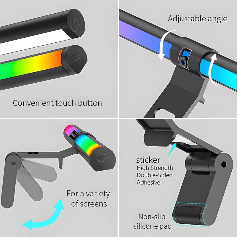 모니터 라이트 바 RGB 라이트바 분위기 조명 USB  - Touch Dimmer Lamp 리뷰 및 가격