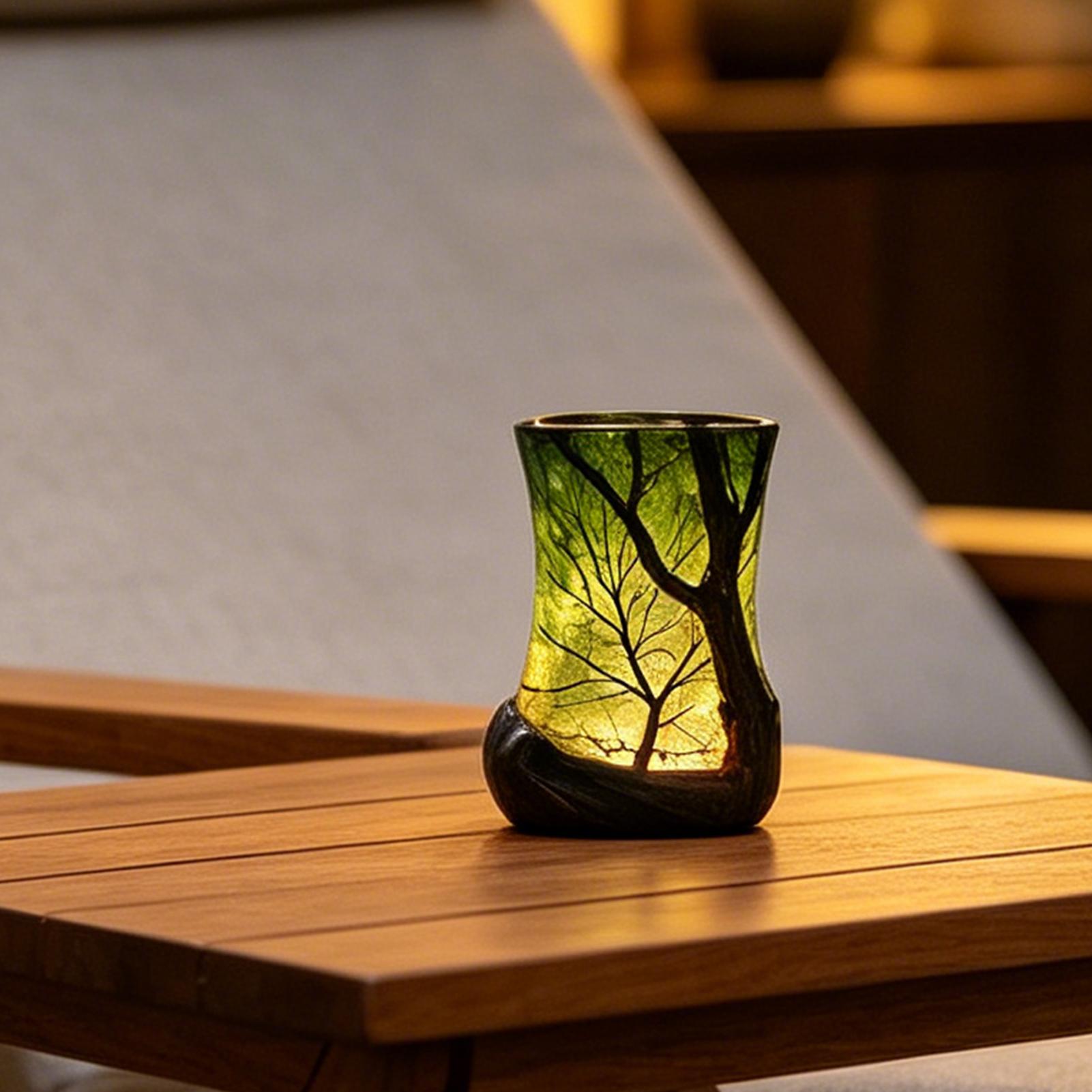 침대 옆 테이블 램프 숲 모양 야간 조명, 가정, 사무 - Lighting Decor 리뷰 및 가격