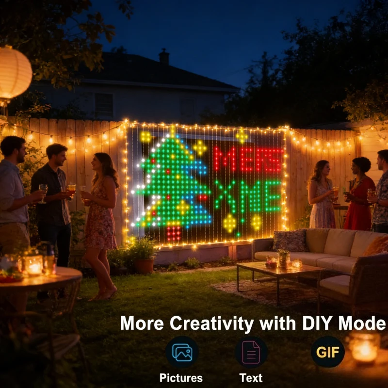 스마트 400LED 커튼 조명, 음악 동기화 DIY 요 - Lighting Christmas Decor 리뷰 및 가격