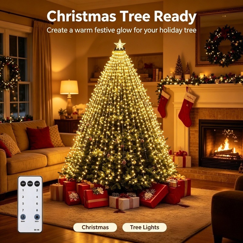 USB LED 요정 스트링 조명, 방수 크리스마스 트리 - Lighting Christmas Decor 리뷰 및 가격