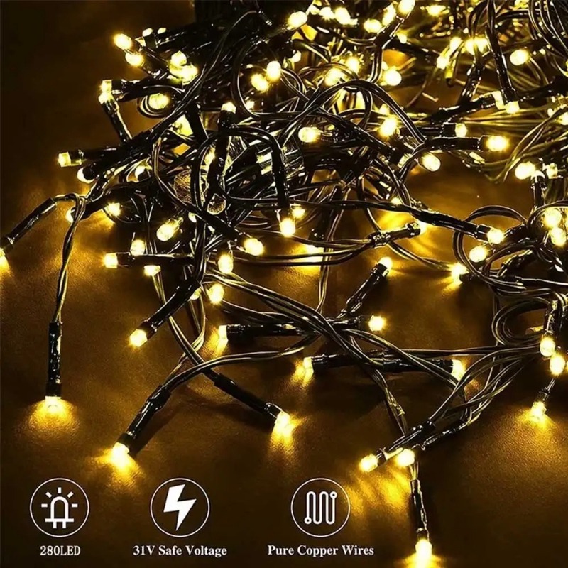 USB LED 요정 스트링 조명, 방수 크리스마스 트리 - Lighting Christmas Decor 리뷰 및 가격