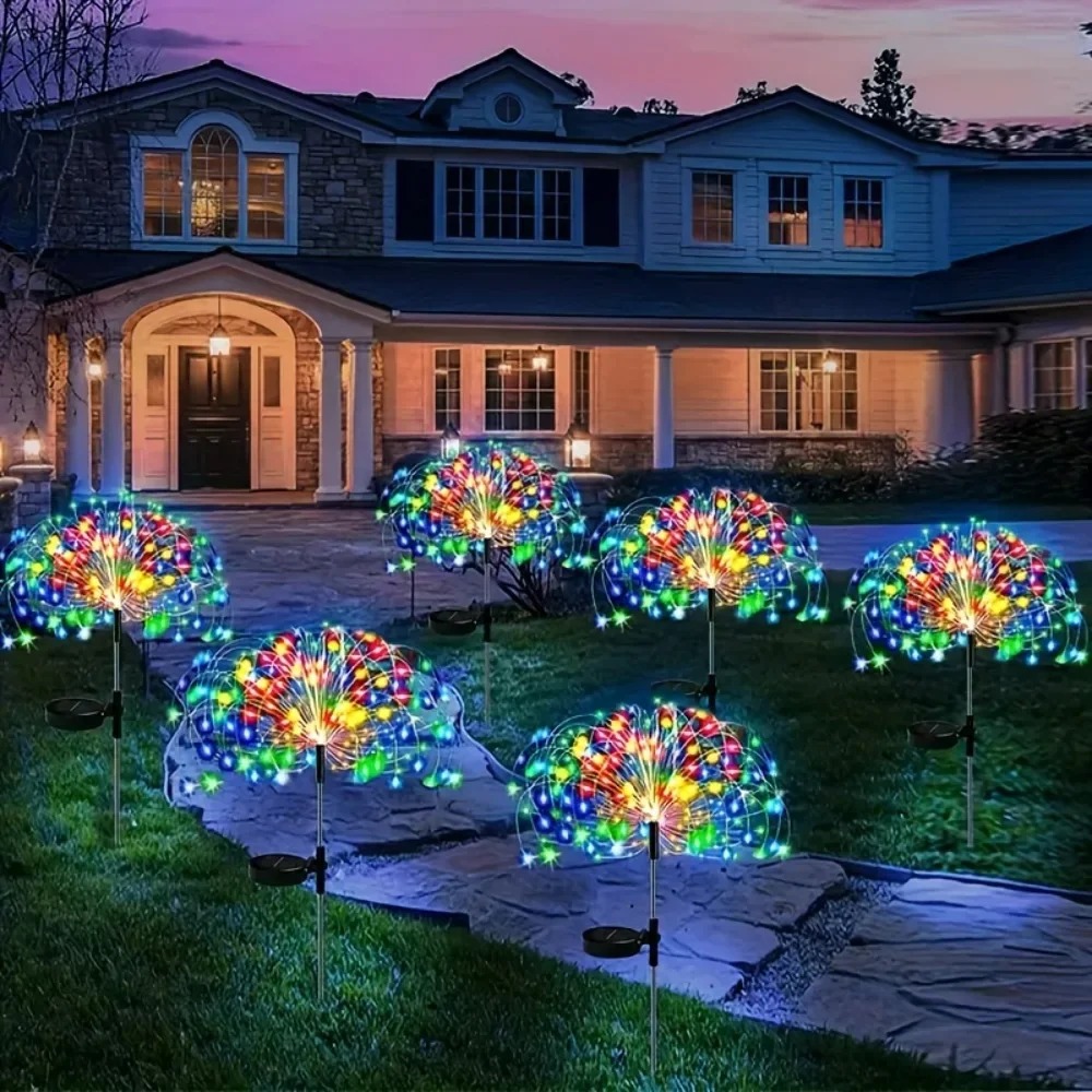 태양광 LED 불꽃놀이 장식등 야외 정원 장식 8가지  - Outdoor Lighting Wedding Decor 리뷰 및 가격