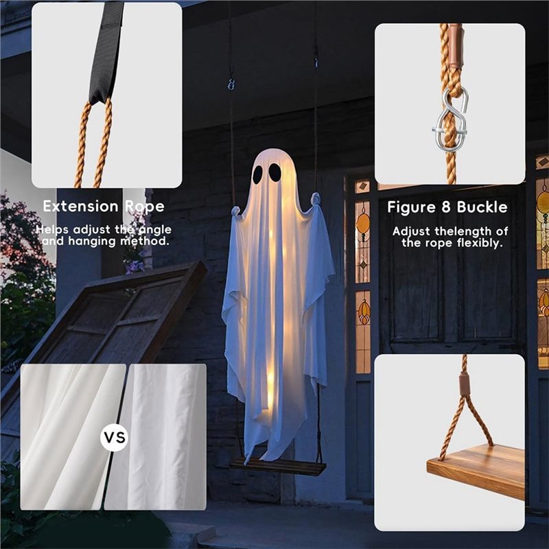 [NEW!A08R】 할로윈 장식 야외용 걸이식 스윙 유 - Outdoor Lighting Wedding Decor 리뷰 및 가격