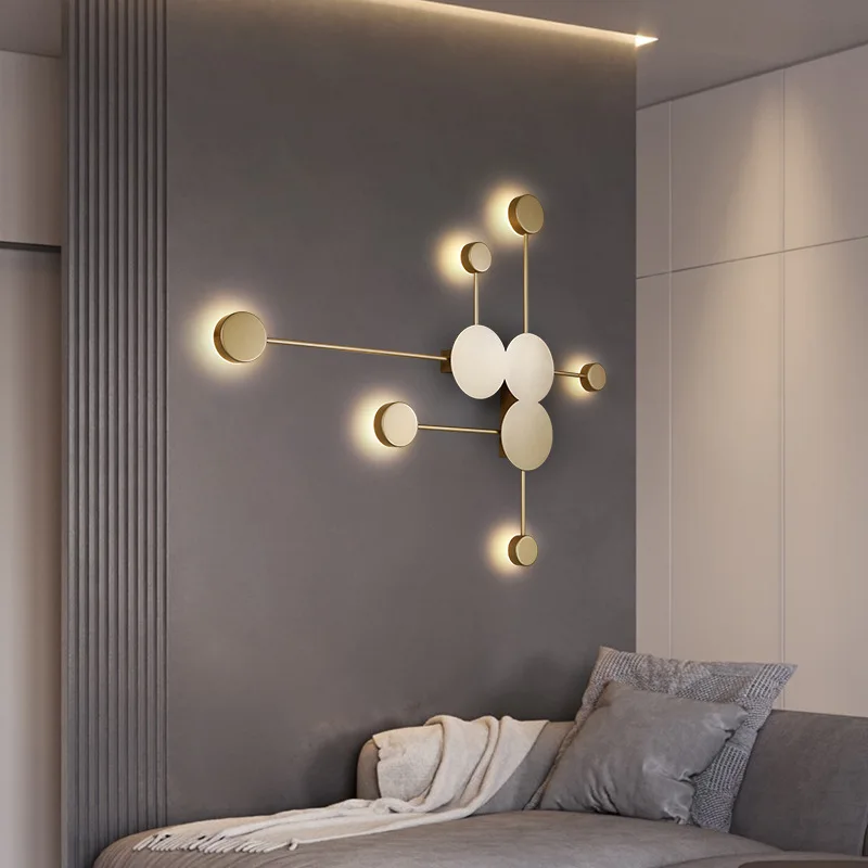 거실용 모던 LED 벽 스콘스 조명, 복도 장식, 시계 - Lighting Home Decor Wall Clocks 리뷰 및 가격