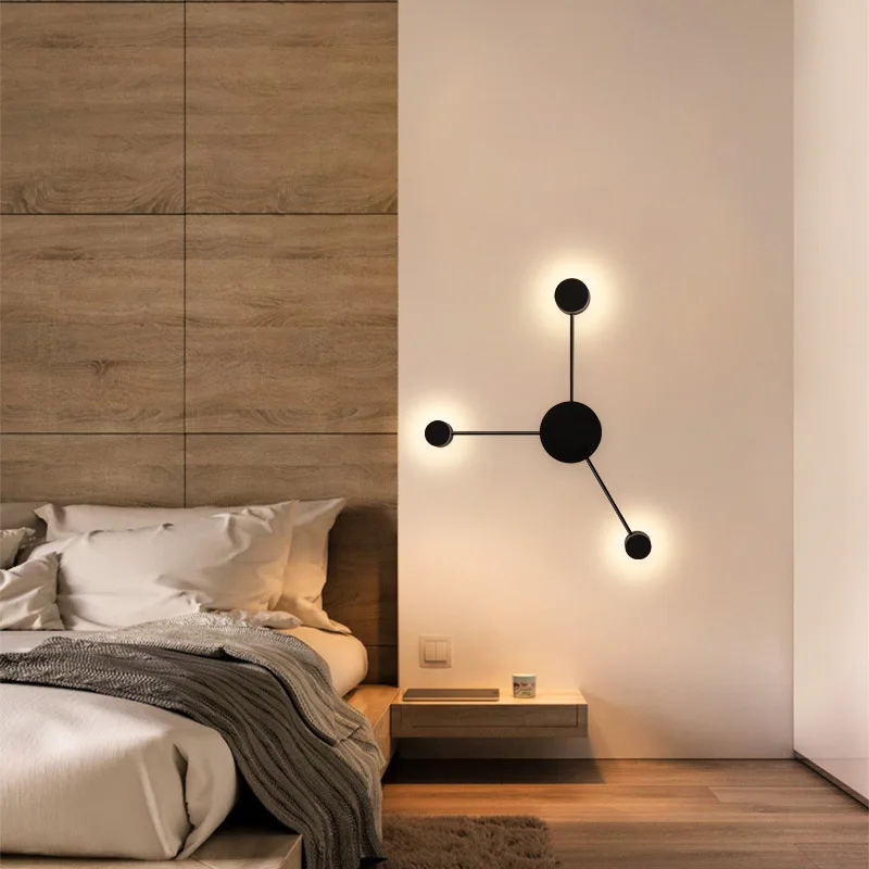 거실용 모던 LED 벽 스콘스 조명, 복도 장식, 시계 - Lighting Home Decor Wall Clocks 리뷰 및 가격