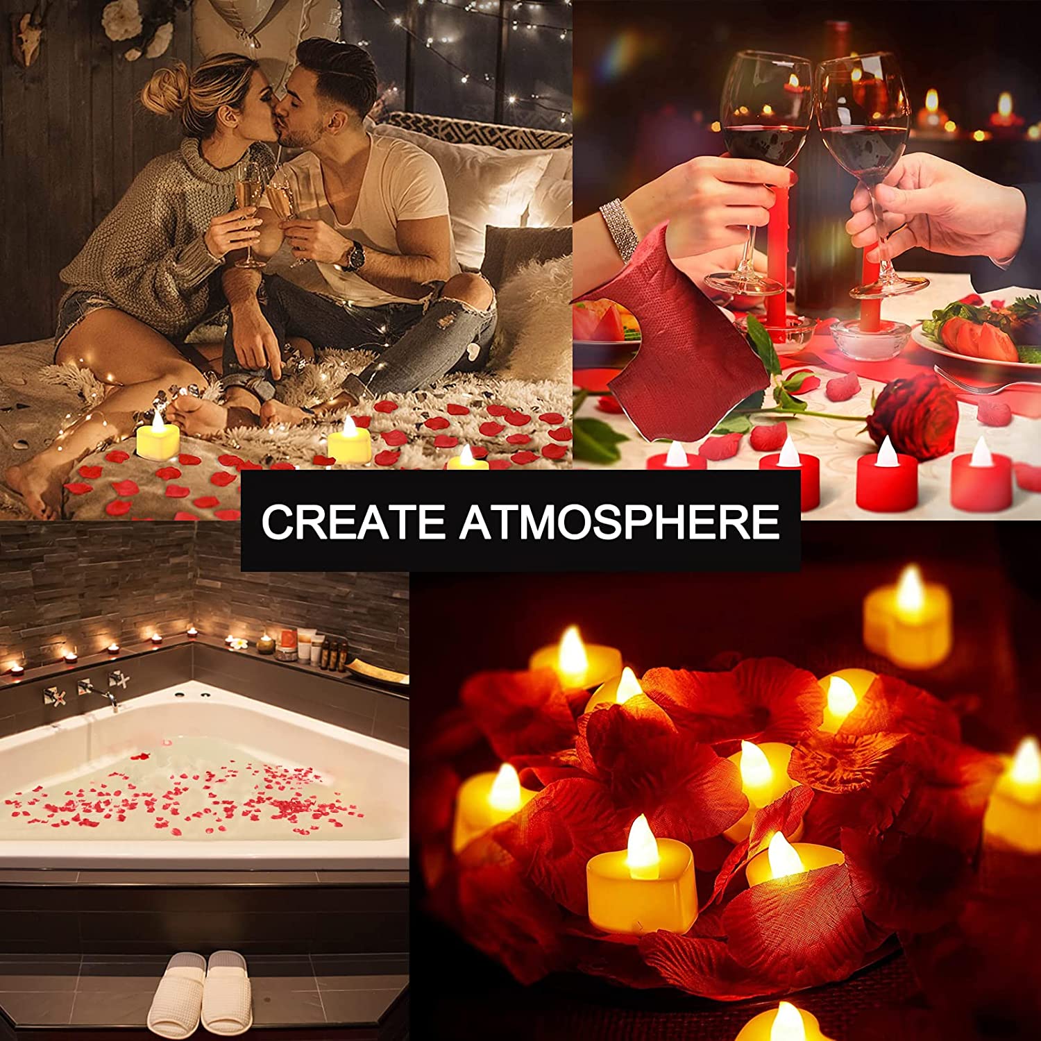 12/24Pcs Flameless LED 차 조명 양초 - Decor Lighting Hours 리뷰 및 가격