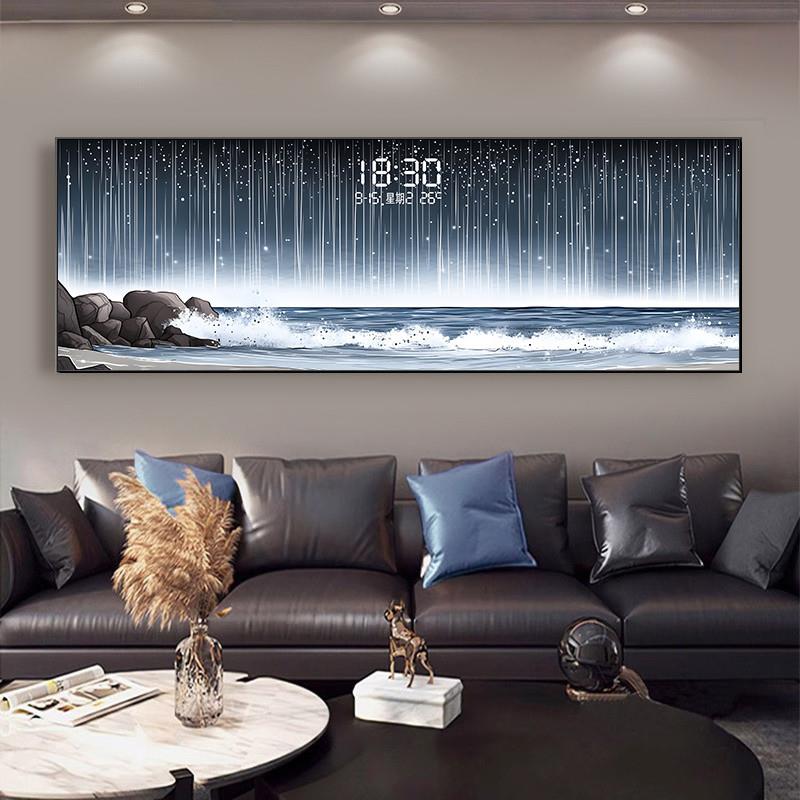 온도 날짜 벽시계 고급 독특한 디자인 주방 조명 디지털 - Lighting Home Decor Wall Clocks 리뷰 및 가격