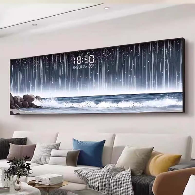 온도 날짜 벽시계 고급 독특한 디자인 주방 조명 디지털 - Lighting Home Decor Wall Clocks 리뷰 및 가격