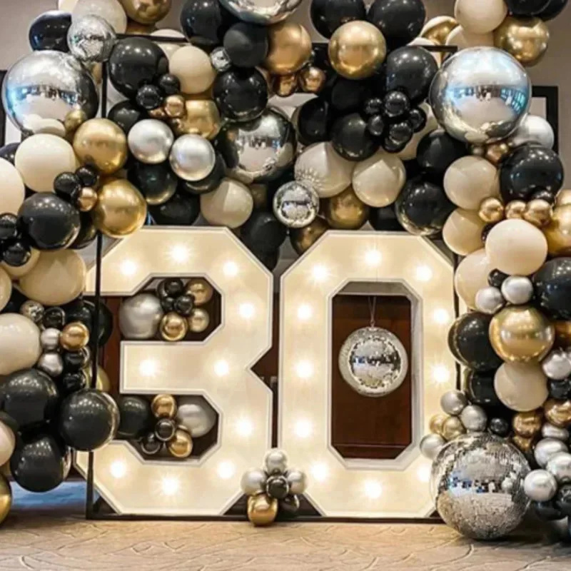 독립형 LED 조명 120cm 높이 마키 장식물 생일  - Lighting Decor Photos 리뷰 및 가격
