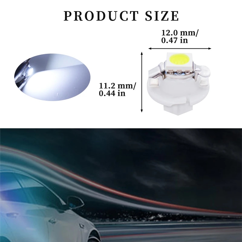 10Pcs 12V 7 색 B8.4 새로운 B8.4D 5 - Colour Changing Bulb 리뷰 및 가격
