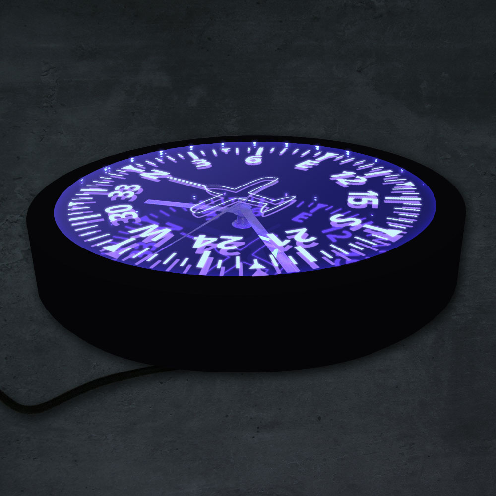 항공기 게이지 조종석 악기 항공 LED 조명 벽시계,  - Lighting Home Decor Wall Clocks 리뷰 및 가격