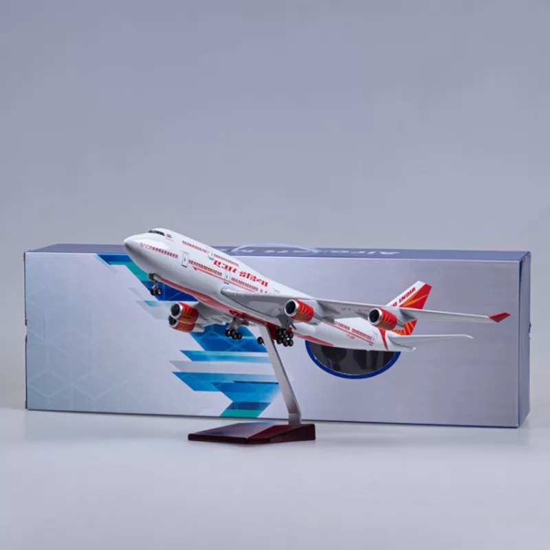 47cm 에어 인디아 항공사 B747 비행기 모형 1: - Decor Lighting India 리뷰 및 가격