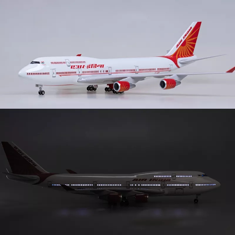 47cm 에어 인디아 항공사 B747 비행기 모형 1: - Decor Lighting India 리뷰 및 가격