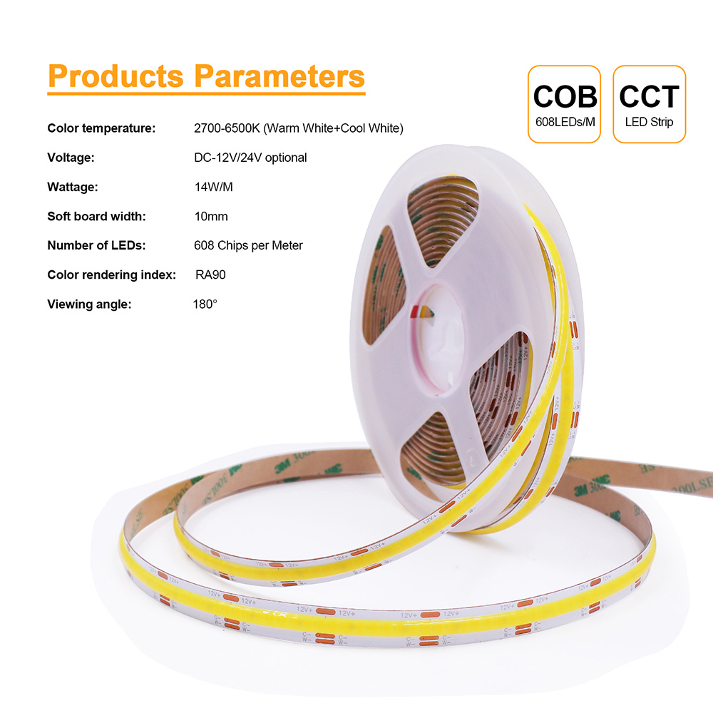 COB CCT LED 스트립 조명, 조도 조절 가능,  - Decor Lighting Hours 리뷰 및 가격