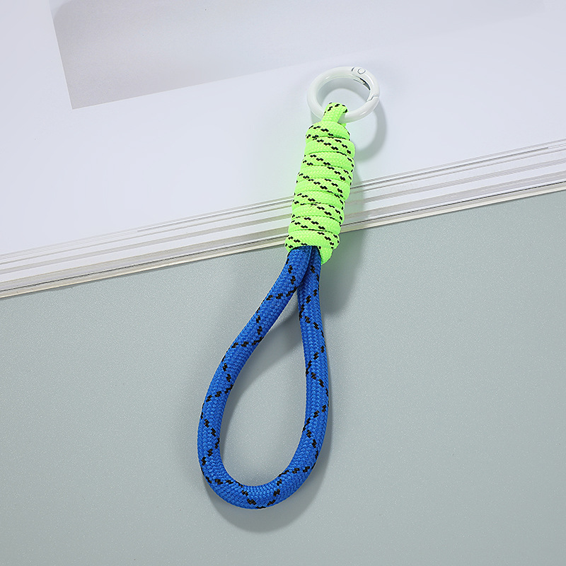 새로운 두 가지 색상 전화 밧줄 키 체인 개인화 된 색 - Decor Lighting Phone Number 리뷰 및 가격
