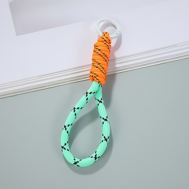 새로운 두 가지 색상 전화 밧줄 키 체인 개인화 된 색 - Decor Lighting Phone Number 리뷰 및 가격