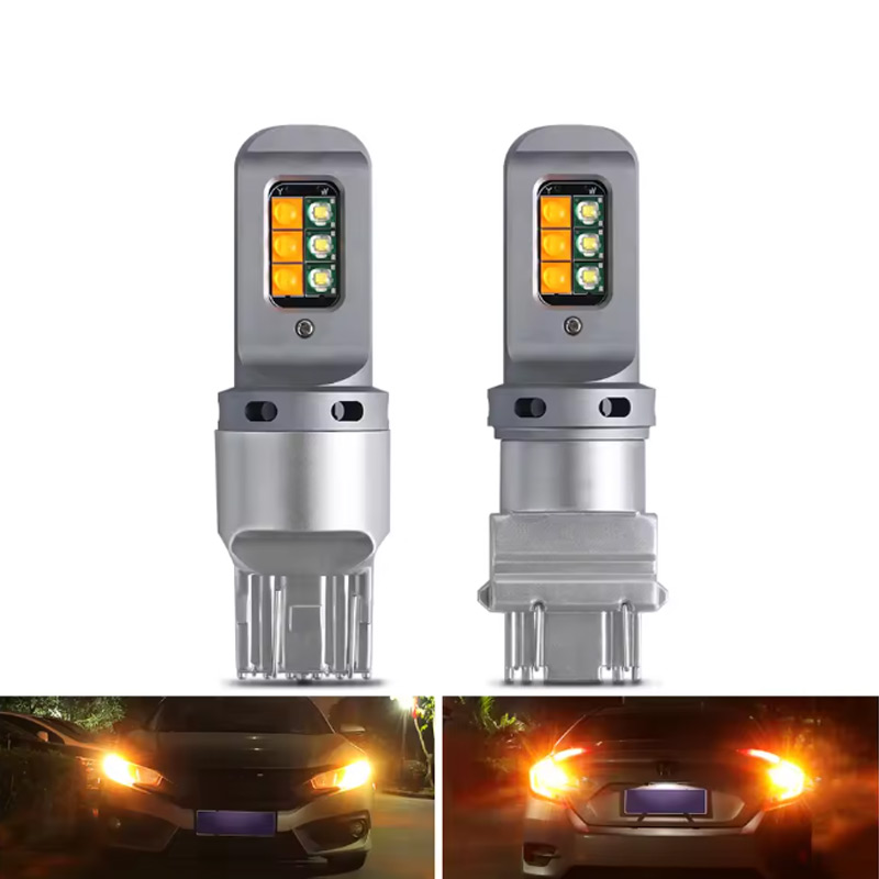 LED 전구 T25 3157 T20 7443 1157  - Colour Changing Bulb 리뷰 및 가격