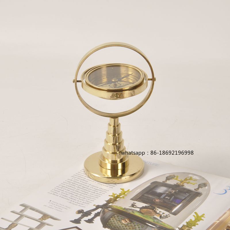 인도 수입 북유럽풍 고급 골드 테이블탑 수직 황동 나침 - Decor Lighting India 리뷰 및 가격