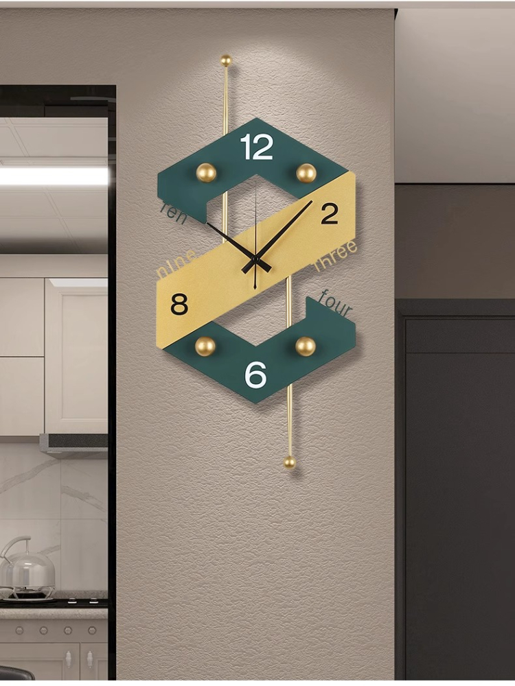 벽시계 거실 가정용 라이트 럭셔리 패션 크리에이티브 고 - Lighting Home Decor Wall Clocks 리뷰 및 가격