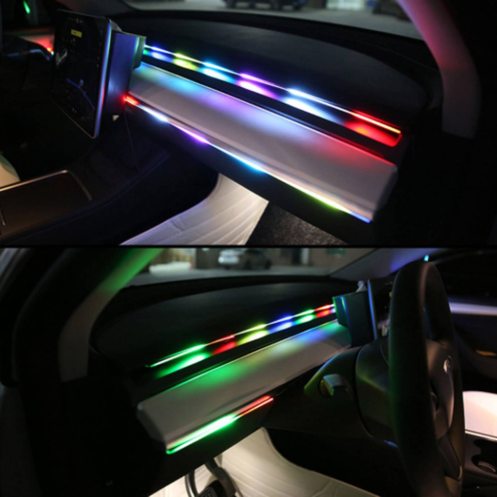 6개 아크릴 차량용 LED 조명 앱 제어 차량 실내 무 - Ambient Led Strip 리뷰 및 가격