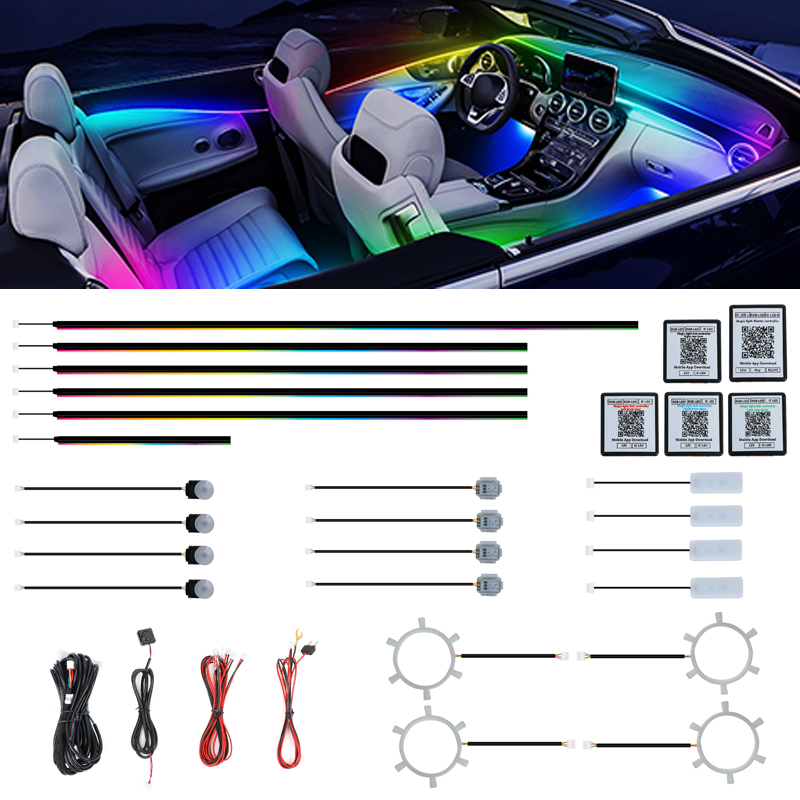 맞춤형 앰비언트 조명 간편 설치 22 in 1 심포니  - Ambient Led Strip 리뷰 및 가격